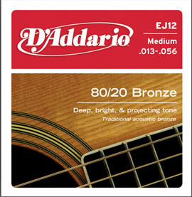 D'Addario 80/20 Bronze EJ Series