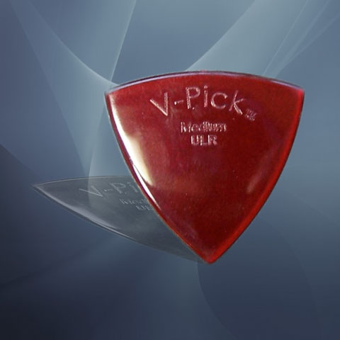 V-Picks Ruby Red Pointed