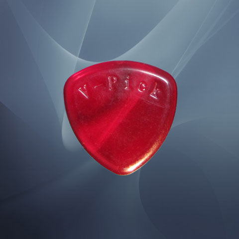 V-Picks Ruby Red Rounded